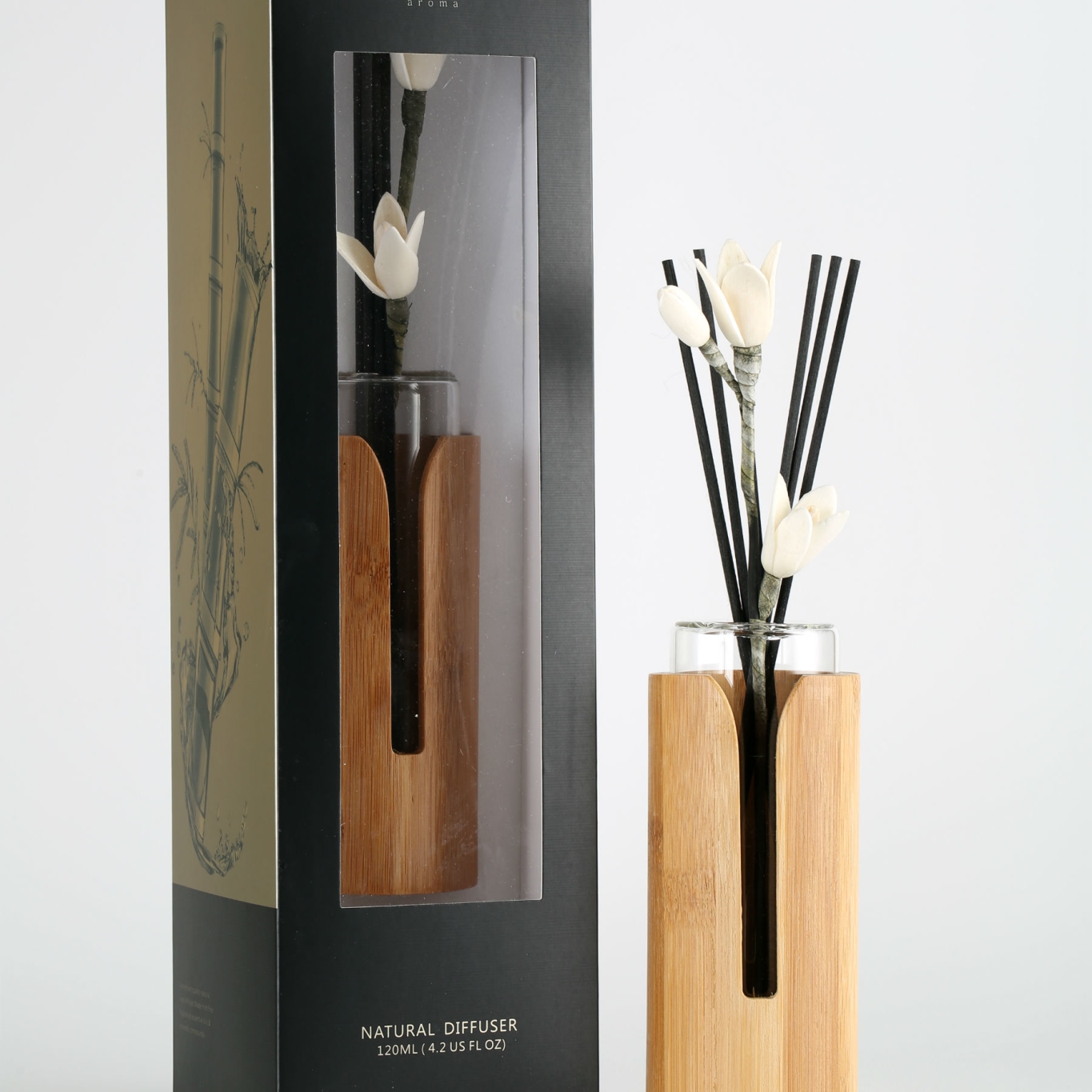 bamboo holder  Reed Diffuser Stick Bottles Wholesale E23