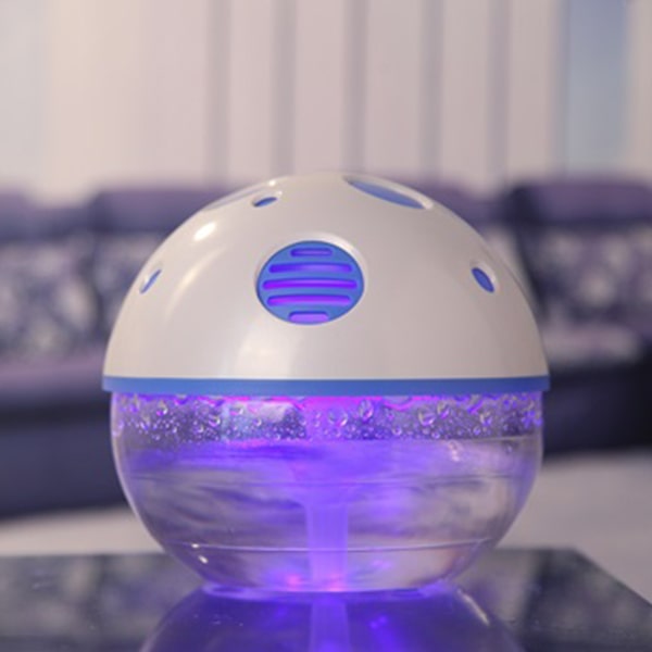 lighted water air purification