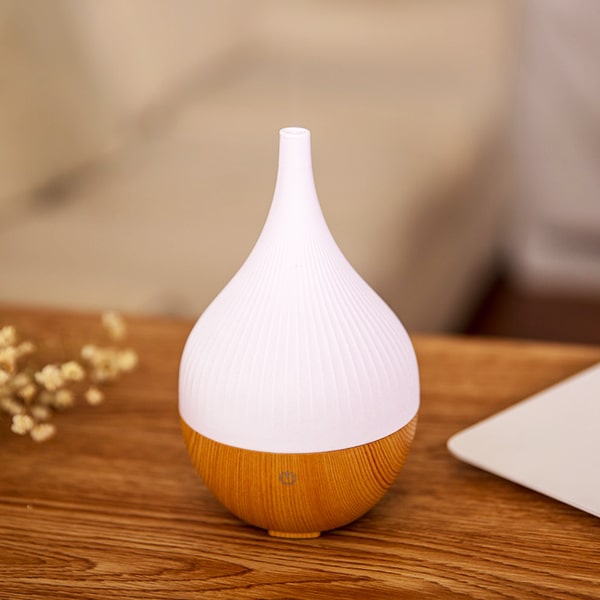 wooden color design essential oil diffuser